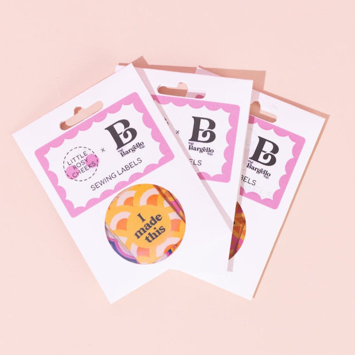 The Bargello Edit x Little Rosy Cheek sewing labels
